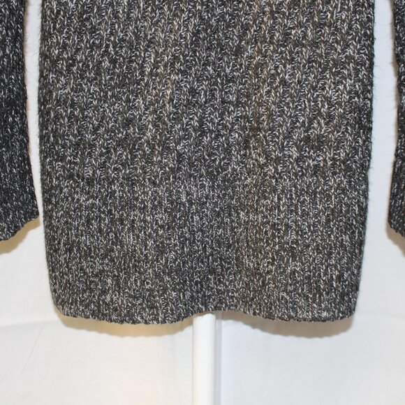 Isabel Maternity Women’s Grey Cable Knit Long Sleeve Sweater Size Medium - Picture 11 of 14